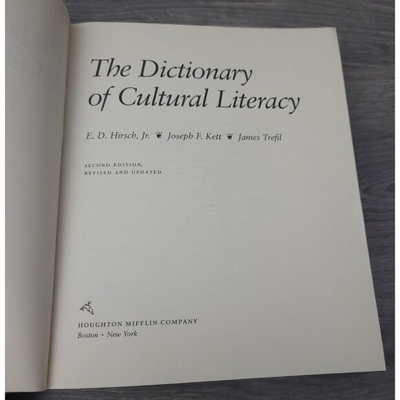 1993 The Dictionary of Cultural Literacy 2nd Edition Revised and Updated Pb - Picture 8 of 10